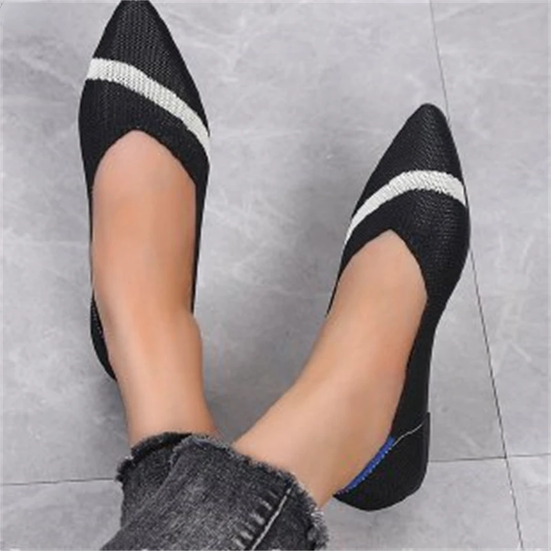 

2022 Spring flat small fragrance lazy one pedal woven shallow mouth single shoes hand woven shoes women's shoes women flat shoes