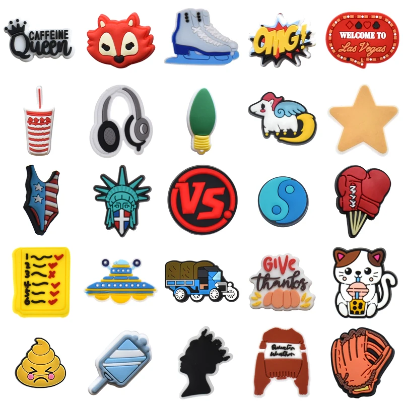 

Men Shoe Charms Set Jeans Gifts Boy Kids Decorations for Crocs Packs Para Pins Shoes Accessories Wholesale Bulk Girl Women Charm