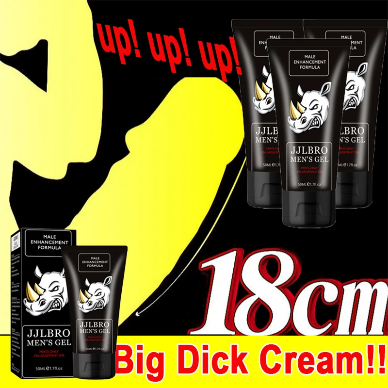 External Penis Enlargement Thickening Big Dick Extension Cream Men's Sports Massage Gel Thick Flirting 50ml Erection Enhance Men