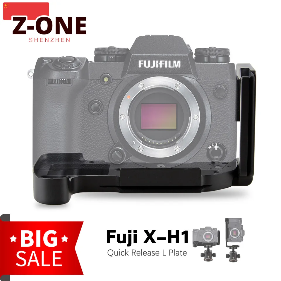 

Профессиональный вертикальный L-образный кронштейн для штатива с быстроразъемной пластиной для Fujifilm XH1 X-H1 цифровая камера