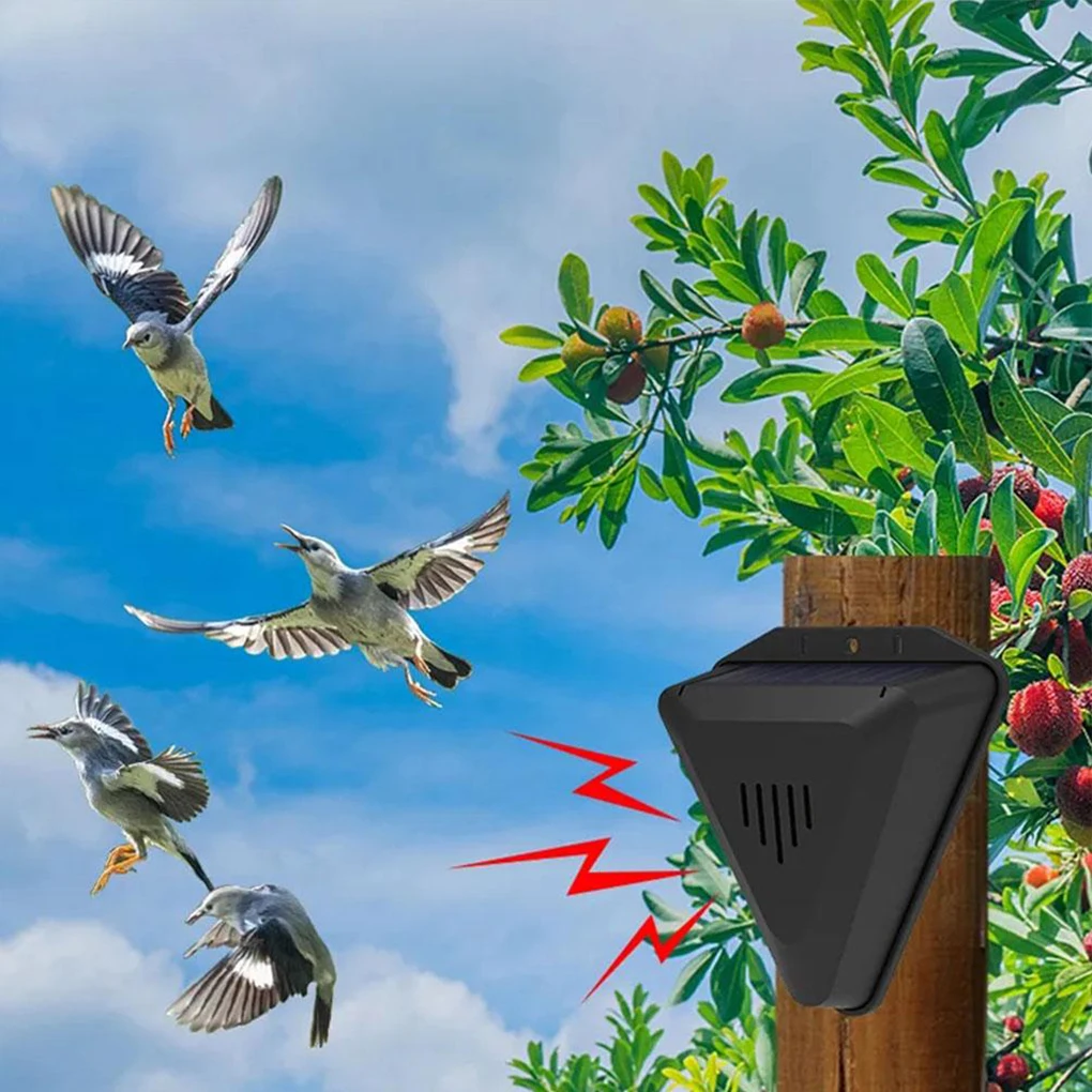 

Solar Bird Repeller - Real-time Alerts Low Power Consumption Easy Installation Multi-Functional Solar Animal Repellents