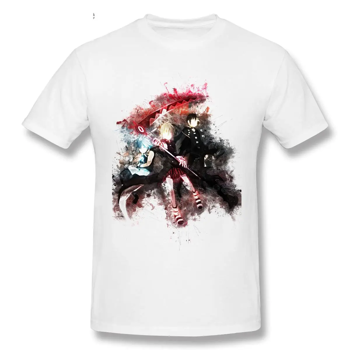 

Fashion Graphic T-shirt Cartoon Anime Soul Eater Classic (6) Short Sleeve Casual Men O-neck 100% Cotton Tshirts Tee Tops