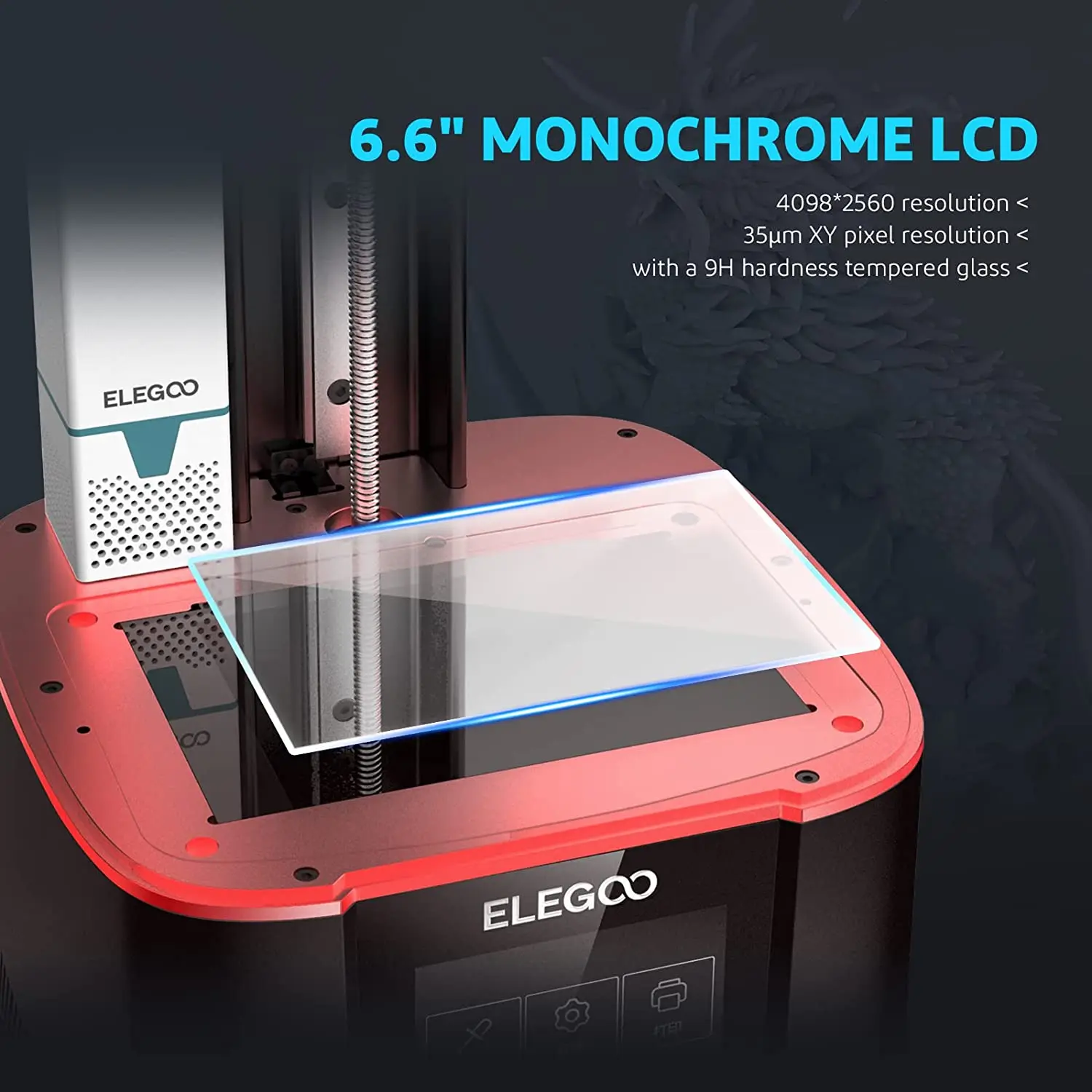 3D-принтер ELEGOO MARS 3 PRO MSLA, УФ фотоотверждение, ЖК-дисплей, 3D ...