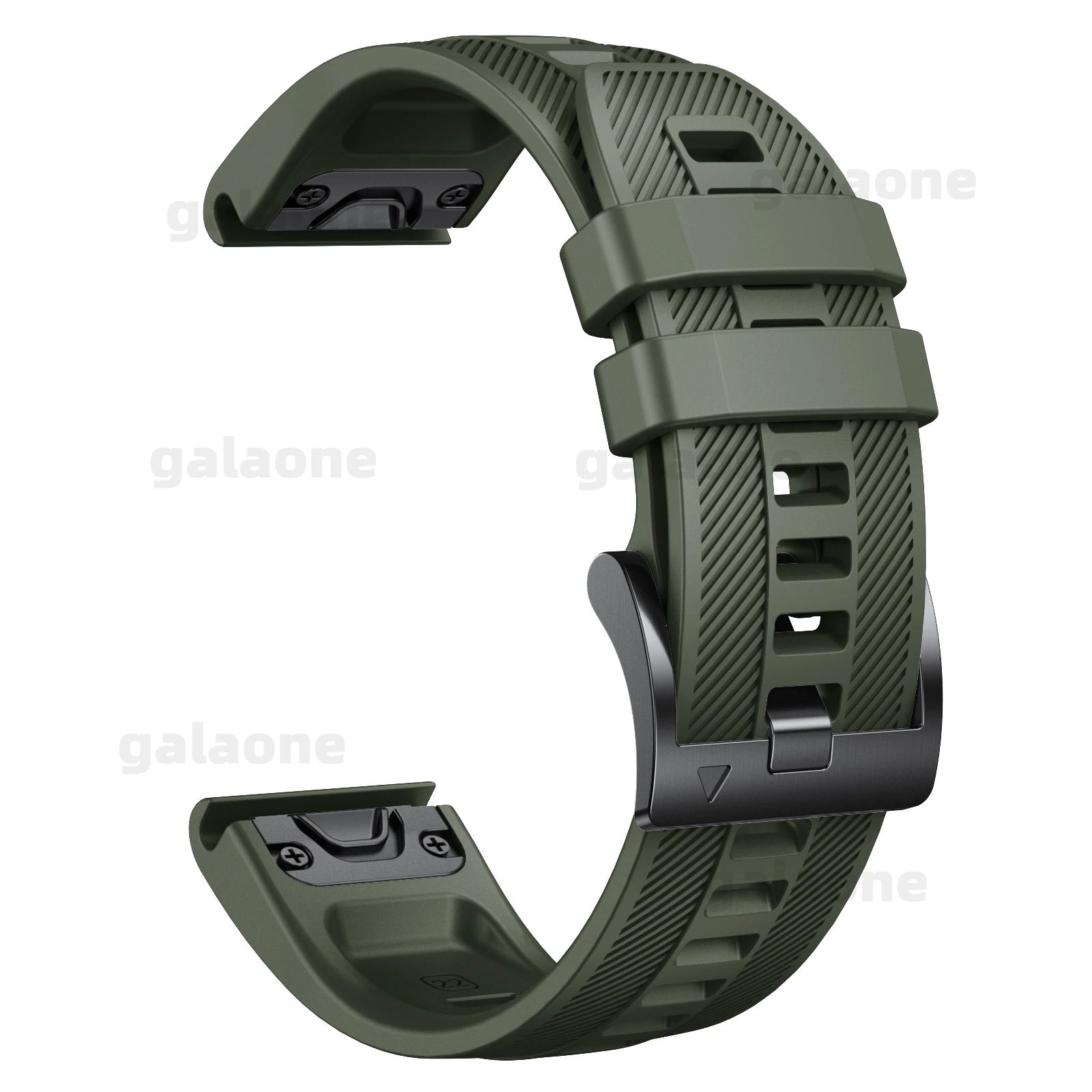 22mm Garmin Soft Silicone Easy Fit Strap Wristband Rubber Bracelet For Fenix5/5Plus/6/6Pro/7/Instinct/955 Replaceable Watch Belt