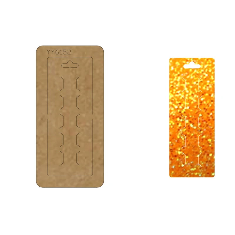 

Hair Bow & Headband Display card displaymold knife model YY6152 is suitable for all cutting machines on the market die cuts