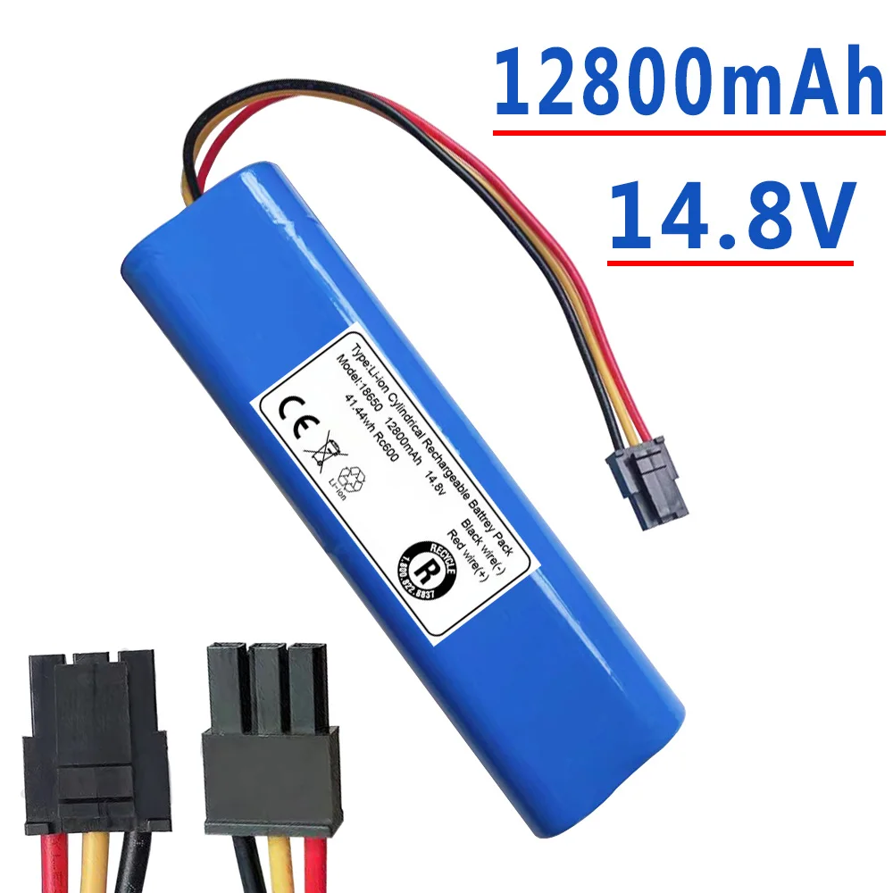 

100%.New.High capacity 14.8V 12800mAh Battery Pack for Sweeper CEN546 Cleaning The Robot Jisiwei I3 Carlos Alemany Cleaner