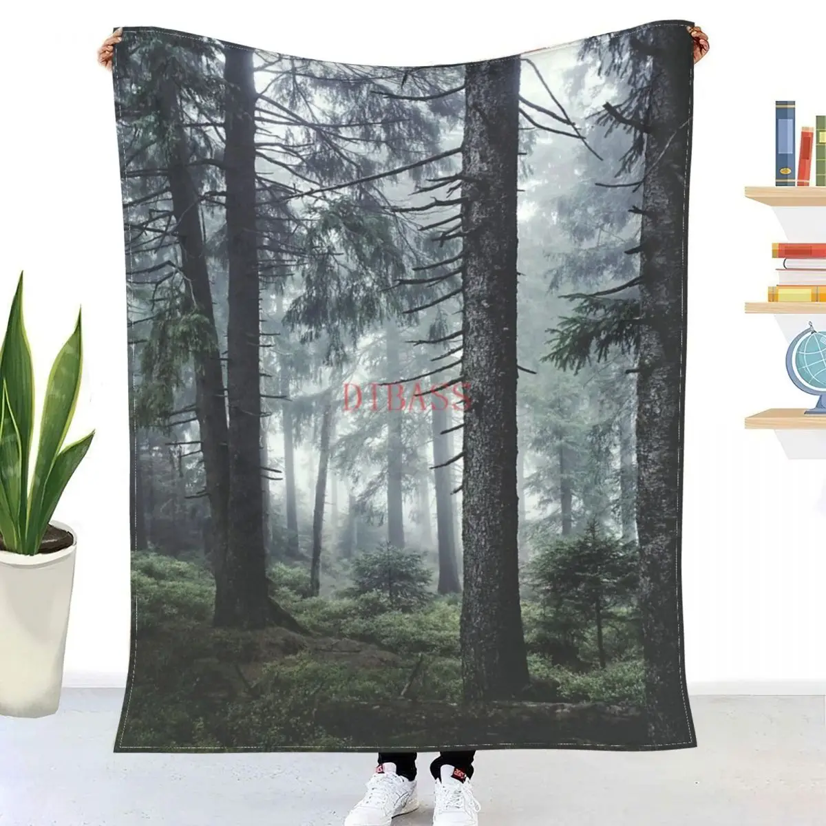 

Path Vibes 3D Printed Flannel Throw Blanket，Super Warm Quilt Throw Blankets for Bedding Travel Bedding