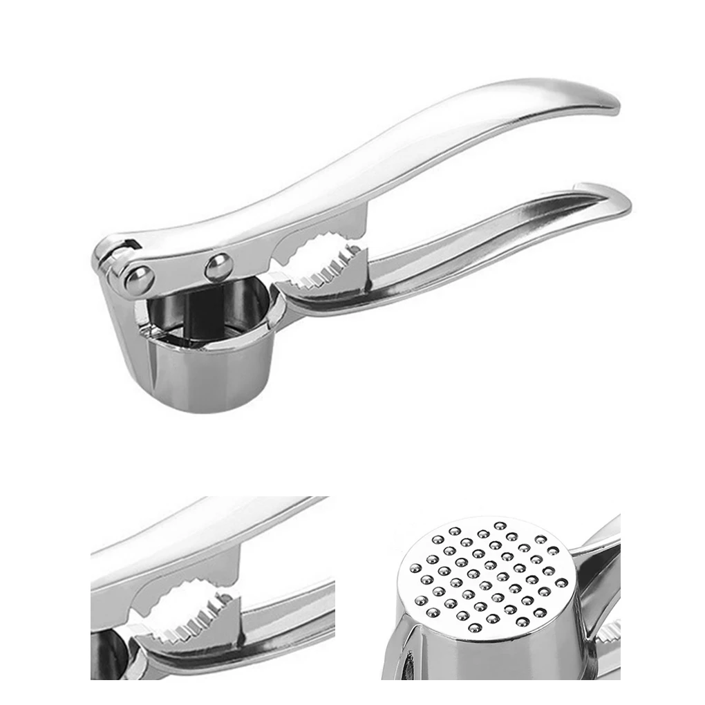 

Imitating Stainless Steel Garlic Press Crusher Kitchen Cooking Vegetables Ginger Squeezer Masher Handheld Ginger Mincer Tools