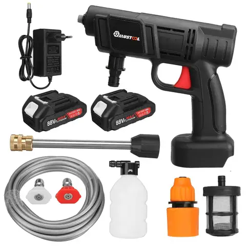 1500 Вт беспроводной мойщик высокого давления для автомобиля, мойщик автомобиля, пистолет-распылитель, электрический водяной пистолет, пеногенератор для Makita, батарея 18 в