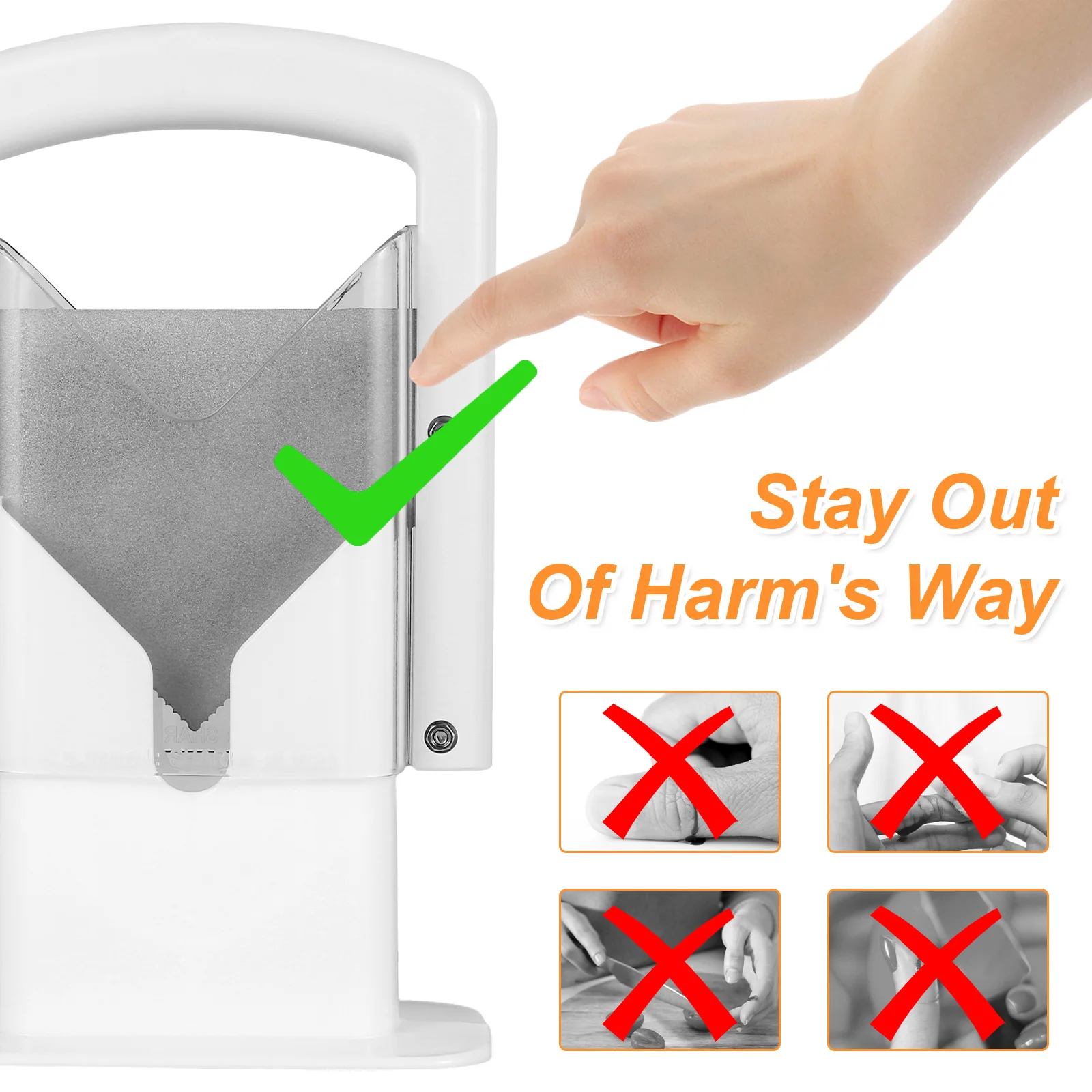 Портативная ручная слайсер многофункциональный сетчатый резак с безопасной