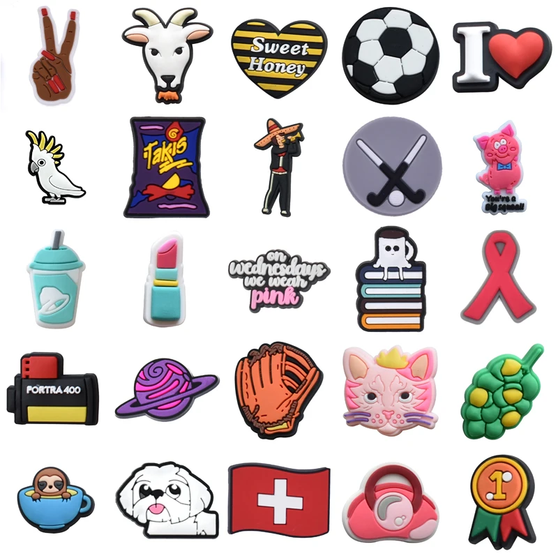 

Women Charm Boy Packs Men Gifts Wholesale Bulk Shoes Accessories Shoe Charms Girl Kids Decorations for Crocs Set Jeans Para Pins