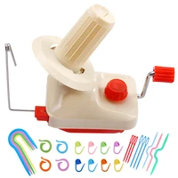 miusie portable hand operated yarn winder swift yarn fiber cable winder machine for diy sewing making repair craft tools