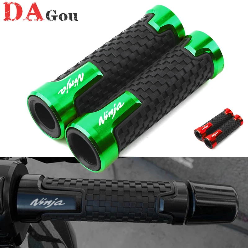 

7/8''22MM NEW Motorcycle handle grips Motorbike handlebar For Kawasaki NINJA300 Ninja400 NINJA650 Ninja250 NINJA 250 300 400 650