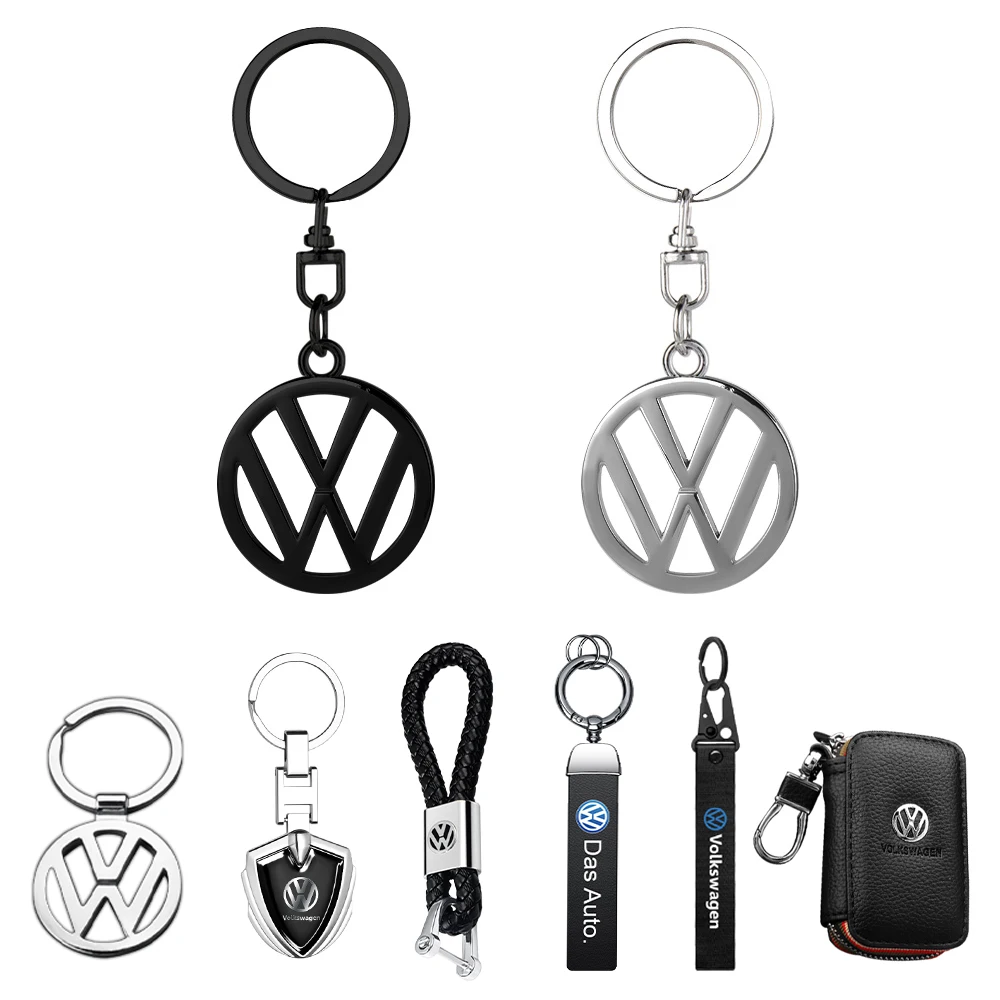 Автомобильный металлический кожаный брелок для ключей с логотипом автомобиля
