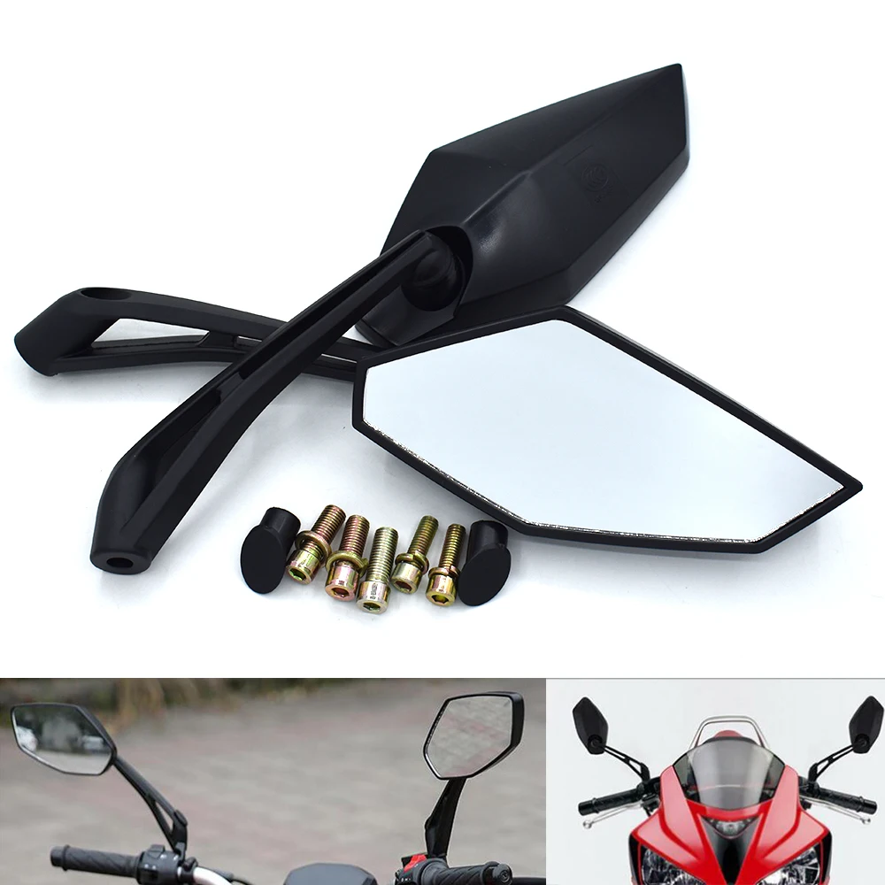 

Universal Motorcycle Rear View Mirrors 8mm 10mm Side Rearview Mirror For YAMAHA MT-07/FZ-07 FJ-09 MT-09/SR/FZ-09 FZ1 FAZER FZ16