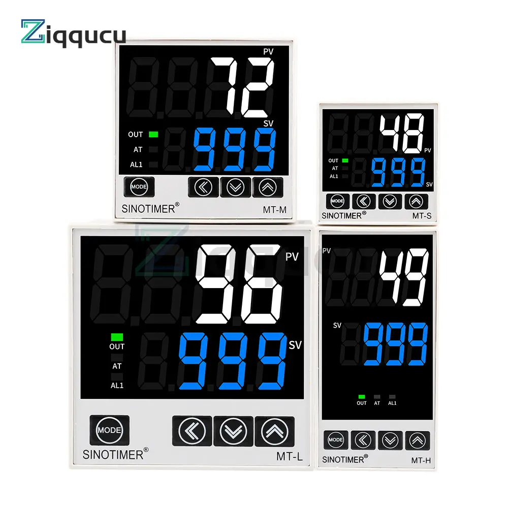 

PID Temperature Controller Relay/Voltage Output 12VDC For External SSR Thermostat Thermocontroller 96*96MM Relay Contact 250V 3A