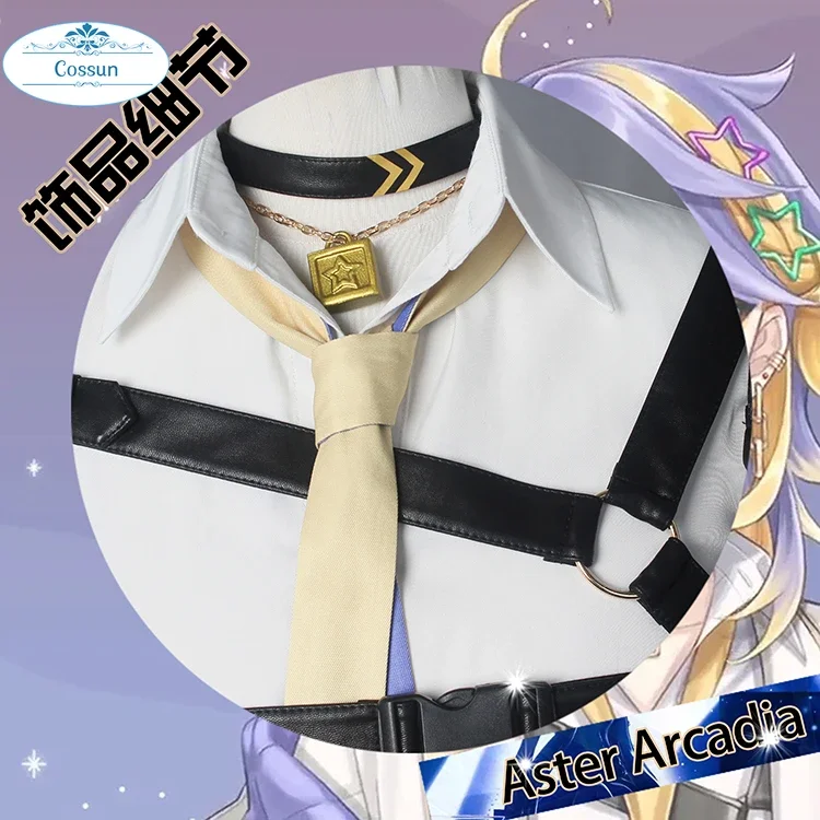 COSSUN [по индивидуальному заказу] NIJISANJI Vtuber Aster Arcadia Косплей Костюм Хэллоуин наряды