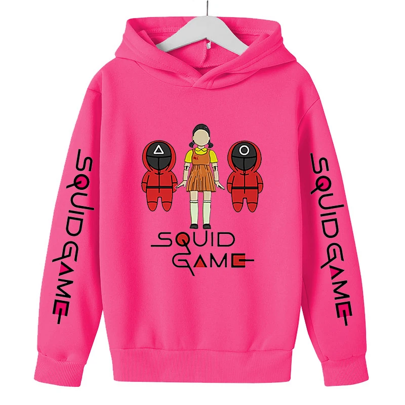 

Kids sweatshirts sweatshirts squid game costume for boys baby clothes leisure fashion clothes girls hoodies hoodies hoodies hood
