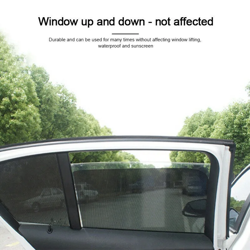 

4Pcs Car Sunshade UV Front Rear Casement Film Windshield Visor Cover Sun Shade Hot Sale Car Accessories