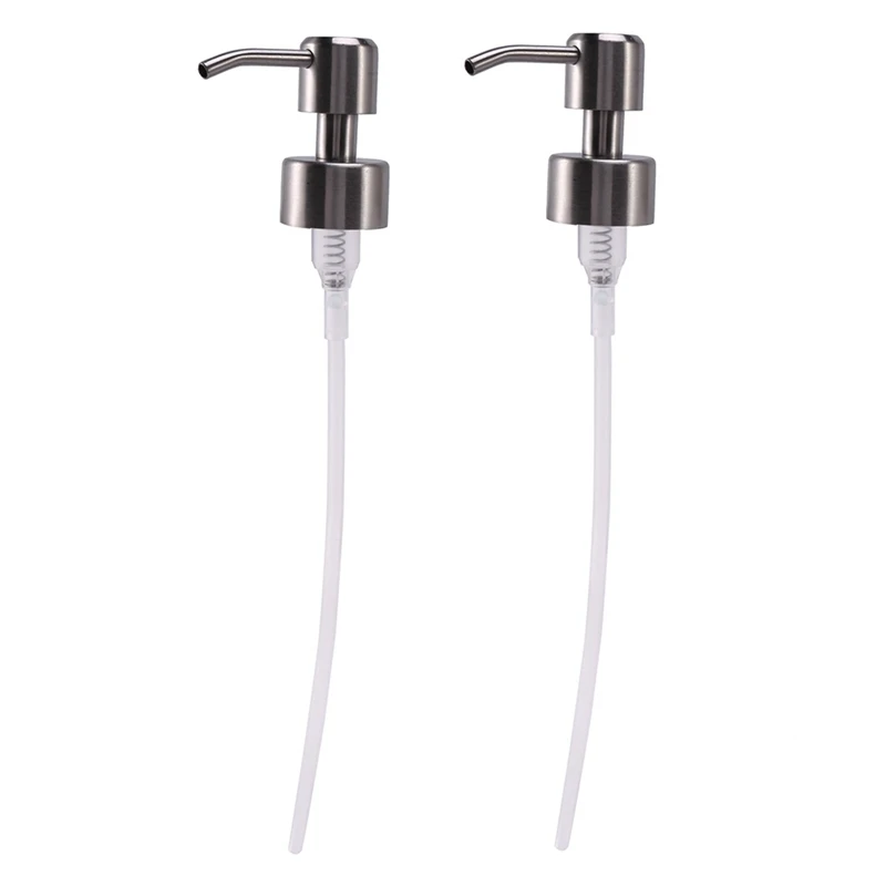 

4PCS Liquid Soap Dispenser Soap Dispenser Pump Replacement Home Office Press Stainless Steel Modern Universal Tools