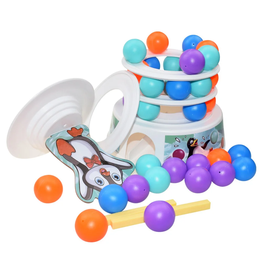 

1 Set Penguin Track Ski Table Game Parent-child Interactive Game Penguin Track Ski Plaything for Child Kid