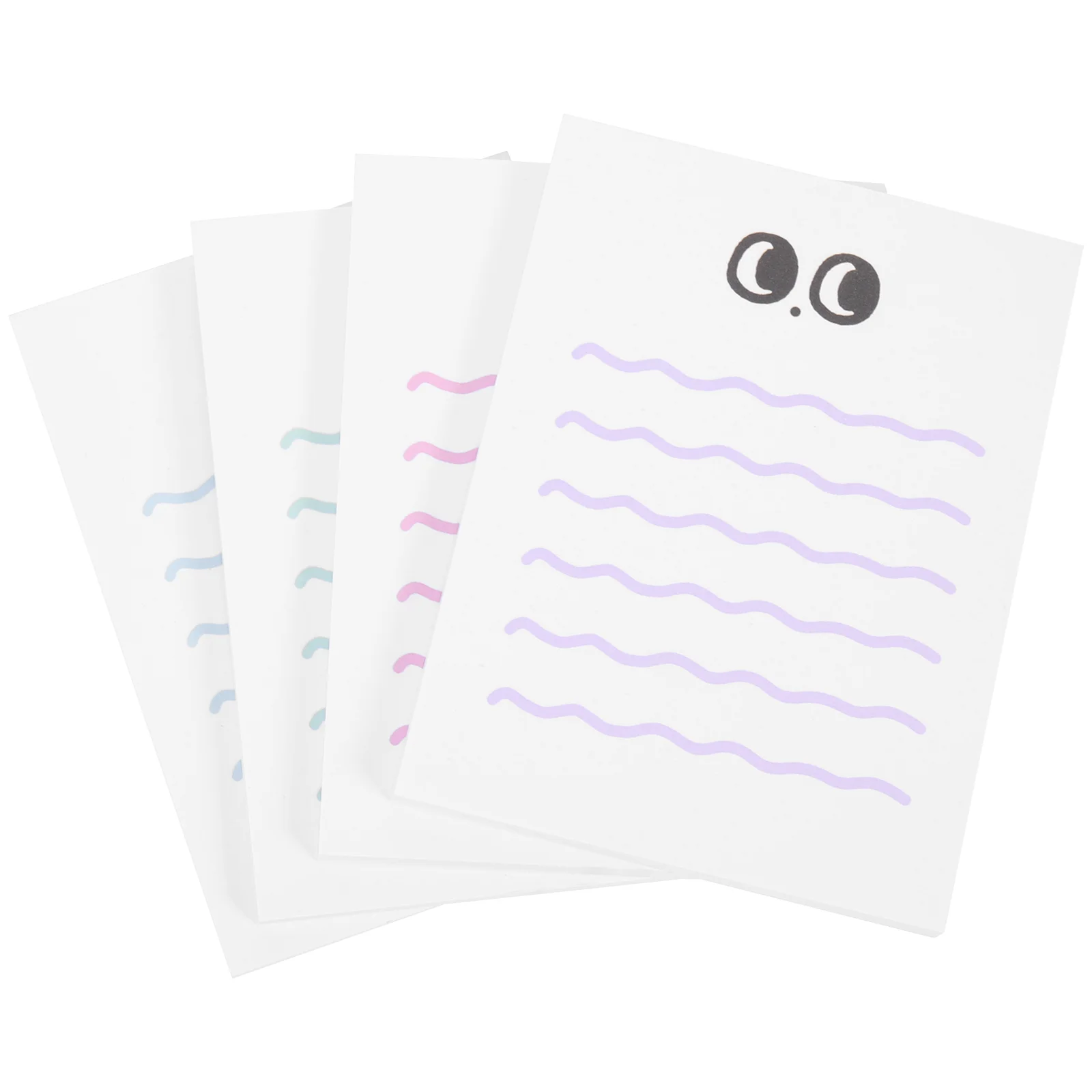 

4Pcs Note Message Daily Memo Pad Convenient Writing Pad Multi-function To Do Pad Message Paper for Office Writing Home