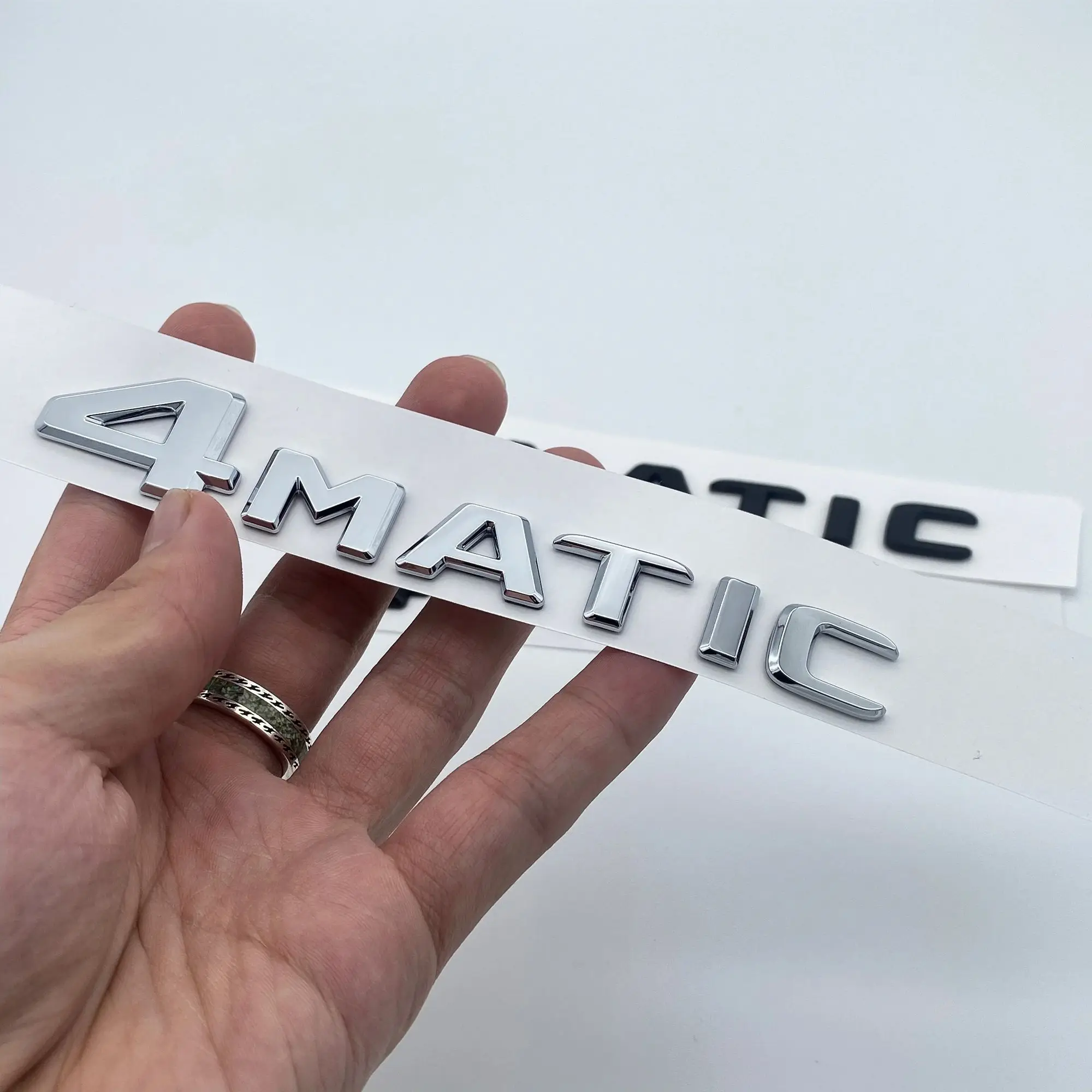 3D ABS хромированные черные буквы GLC260 GLC300 GLC350 GLC220d GLC350e 4Matic эмблема для Mercedes Benz GLC X253