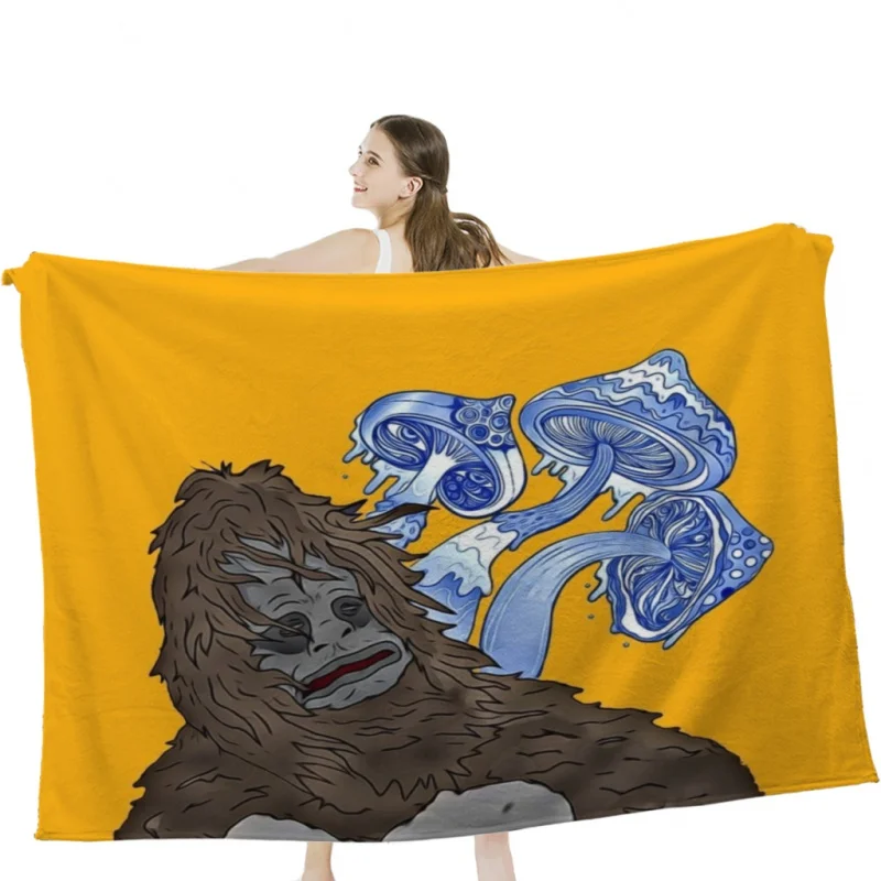 

Blue Mean-Eyes Sassy Mike Nolan Big Lez Show Soft Velvet Blanket Lightweight Bed Blanket Home Decor Fleece Blanket