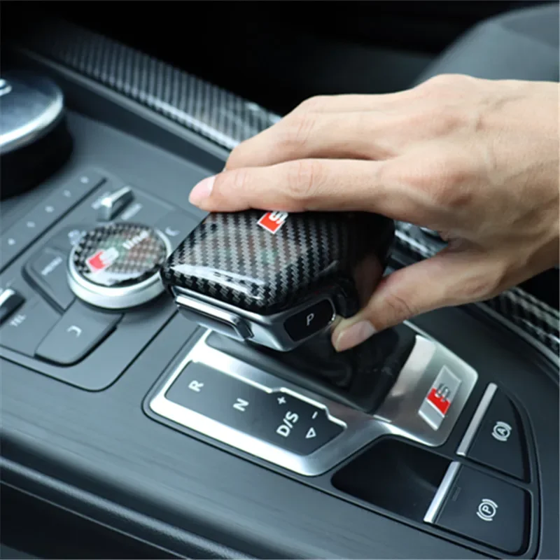 Крышка ручки автомобиля модификация головки переключения для Audi Sline A3 A1 A4 B8 B7 A6 C7 A5