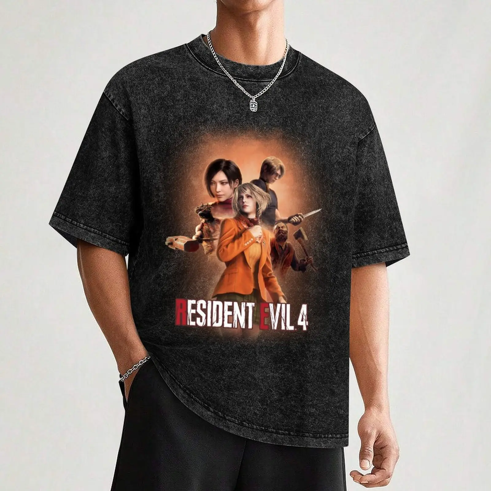 Футболка Resident Evil 4 Remake баскетбольные футболки с рисунком футболка большого