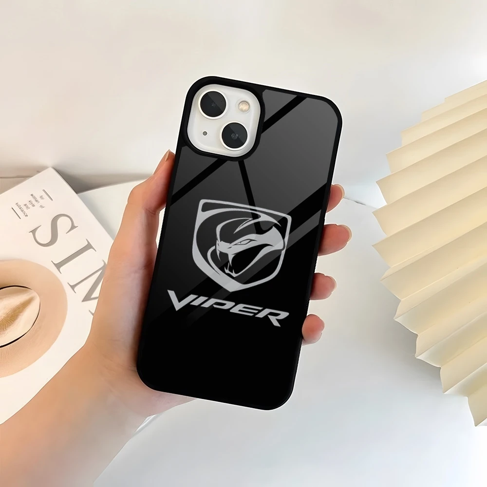 D-Dodge S-SRT классный чехол для телефона PC + TPU Iphone 16 12 Pro Max 1115 13 14 Mini 6S 8 7 Plus X Xs XR