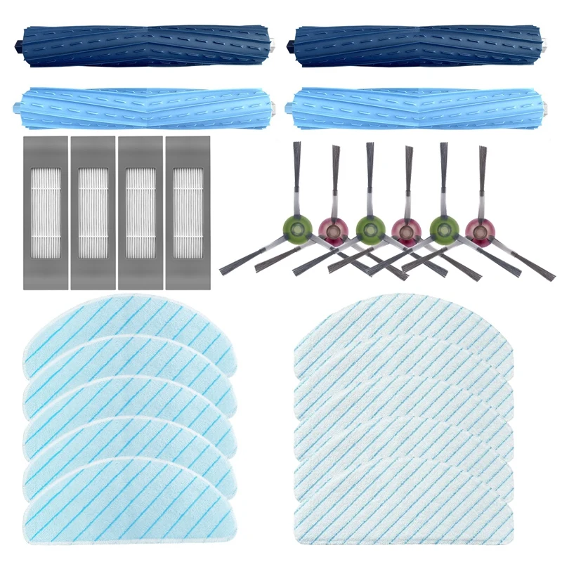 

Резиновый ролик основной щетки фильтр боковые щетки Швабра тканевый фильтр Для Ecovacs Deebot OZMO T9 AIVI T9 T9PRO T9 MAX T9 POWER