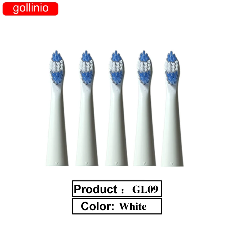 

gollinio Brand Electric Toothbrush Head soft brush head sensitive Replacement GLBRUSHHEAD GL09