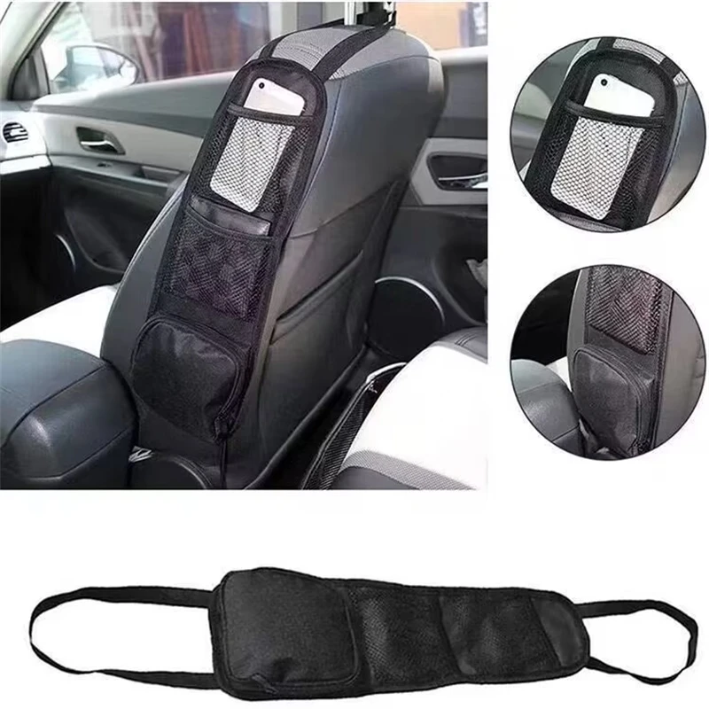 

Car Seat Organizer Auto Seat Side Storage Hanging Bag Multi-Pocket Drink Holder Mesh Pocket Car Styling Organizer Phone Holder