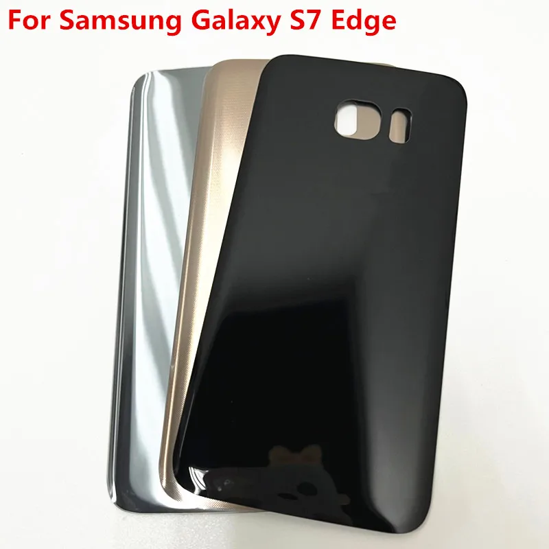 

Back Battery Cover Door Rear Glass Housing Case For Samsung Galaxy S7 Edge G935 G935F G935H Adhesive Replace With Logo