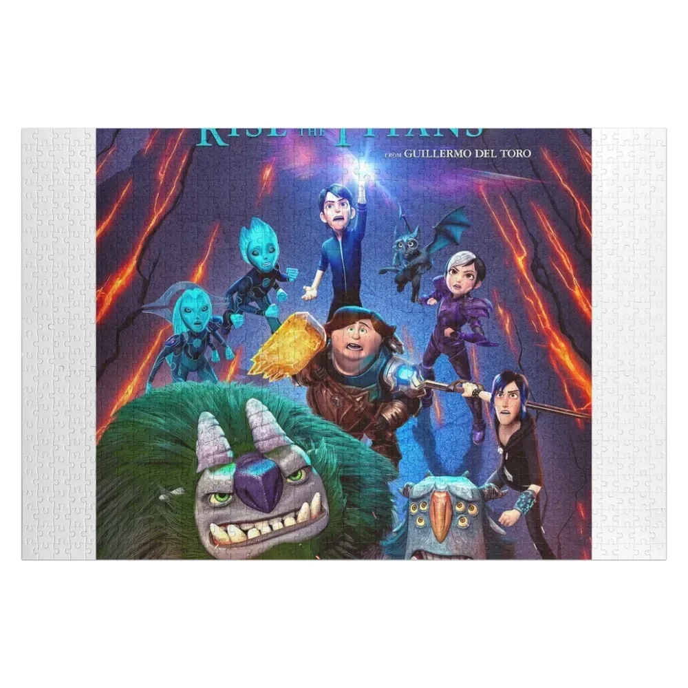 Картинка-Пазл тролохотники для детей