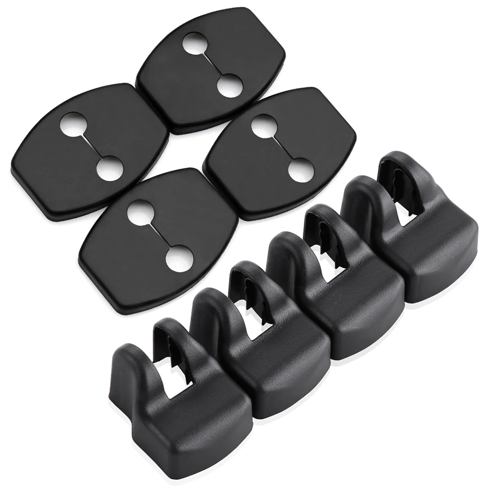 

8 шт. крышка дверного замка стопор для Toyota RAV4 Highlander Kluger Land Cruiser Prado FJ Cruiser Sequoia Tundra аксессуары