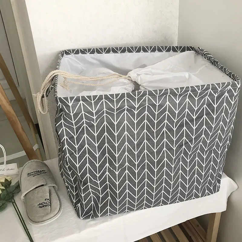 

Large-capacity Storage Bag Household Clothes Quilt Moistureproof Storage Bag Dirty Clothes Basket Student Finishing Bag Foldable