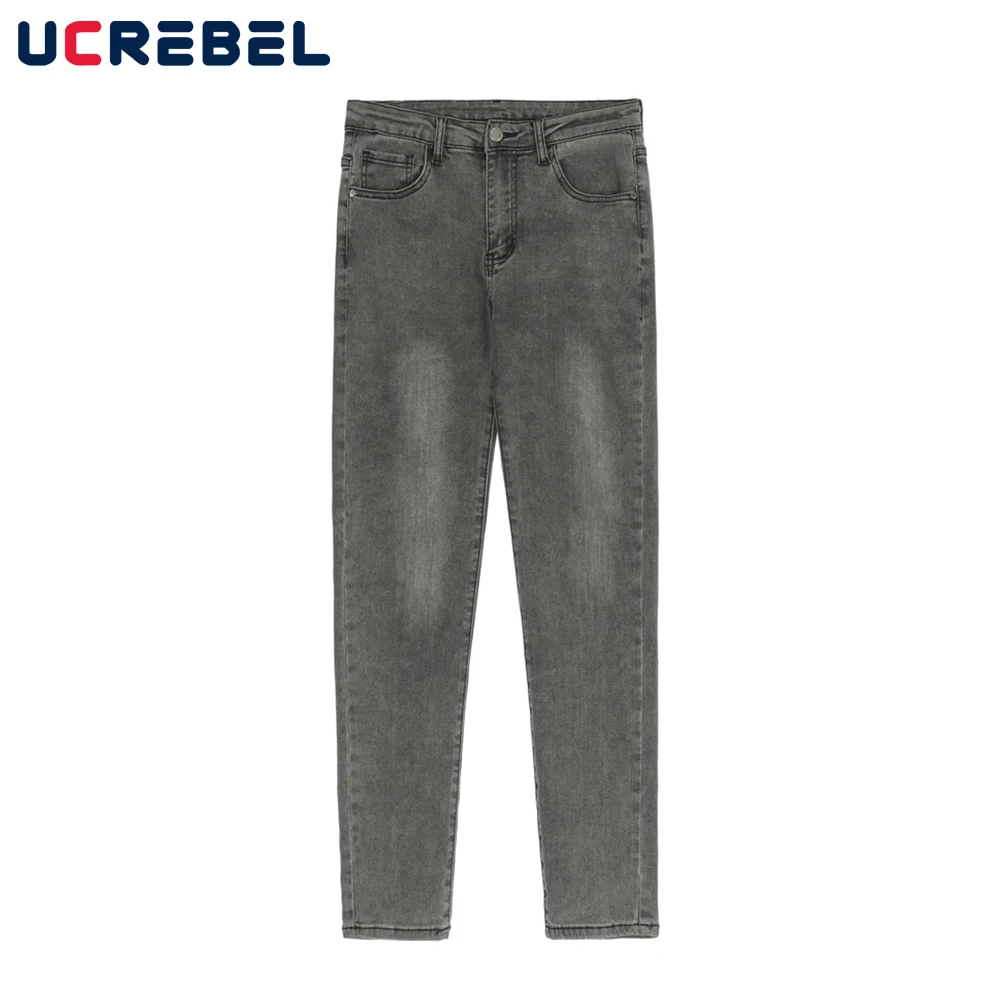 

Distressed Denim Pants Mens High Street Jeans Streetwear Casual Pants Trousers Men