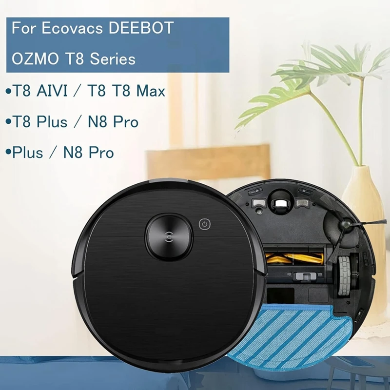 Для Ecovacs DEEBOT T8+ / T8 AIVI Max N8 Plus Pro Замена пылесоса Основная боковая щетка Фильтр