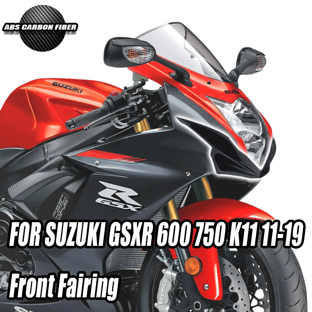 

Suitable for Suzuki GSXR 600 750 K11 2011-2019 Carbon Fiber Color Motorcycle Accessories Headlamp Front Fairing 2016 2017 2018