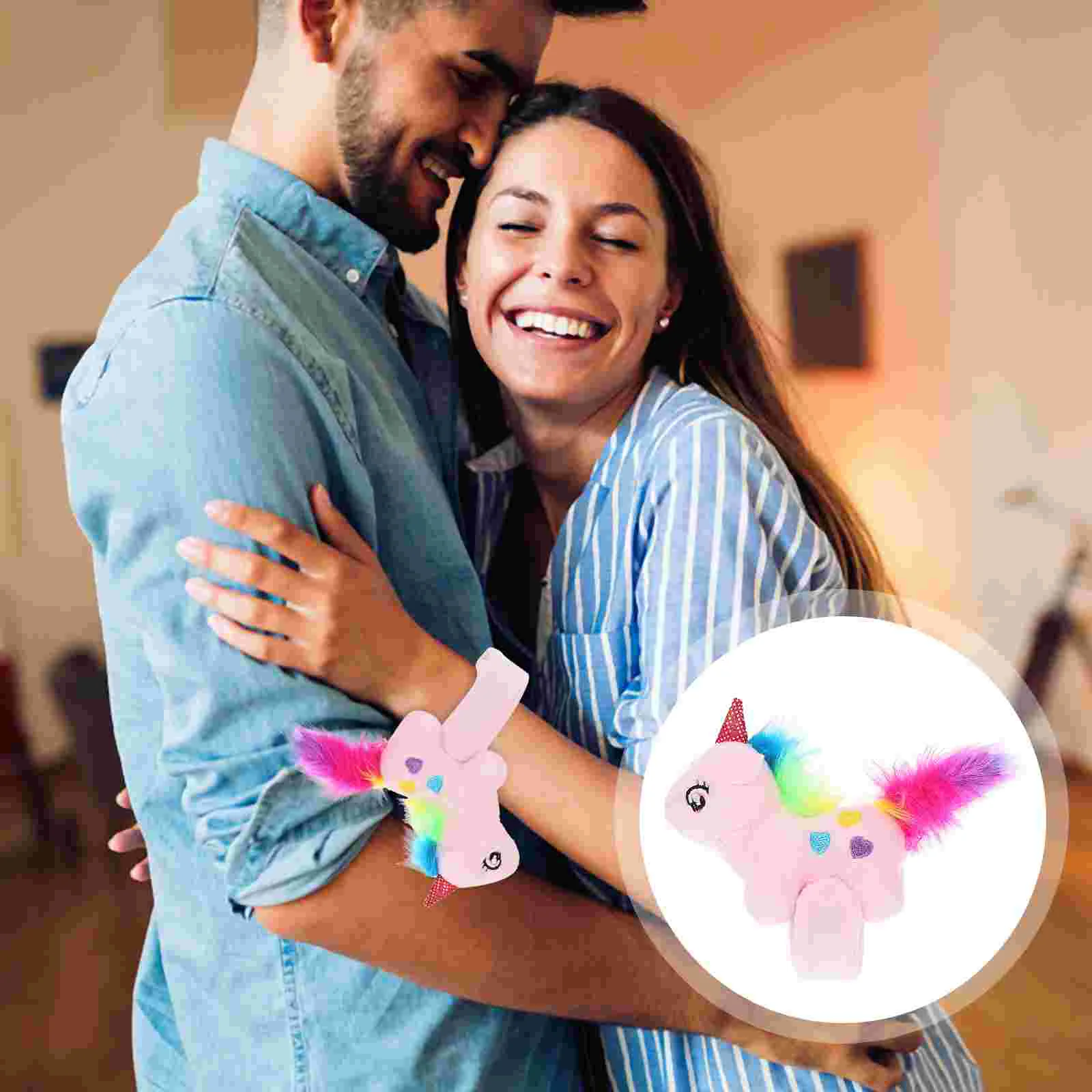 Papa Circle Hug The Ring Детские игрушки для малышей Браслет на запястье с животными Pp