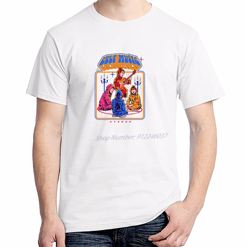 

Cult Music graphic t shirts oversize t-shirts short sleeve O-neck T-shirt Streetwear Summer Men's clothing