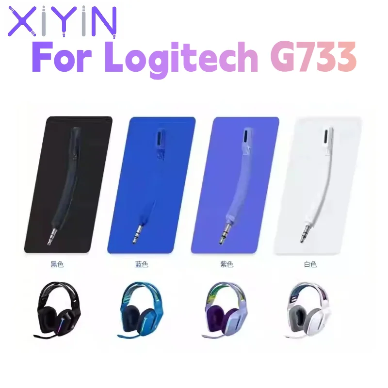 Фото Сменные микрофоны Plug and Play для беспроводных игровых наушников Logitech G733 с профессиональным шумоподавлением №3