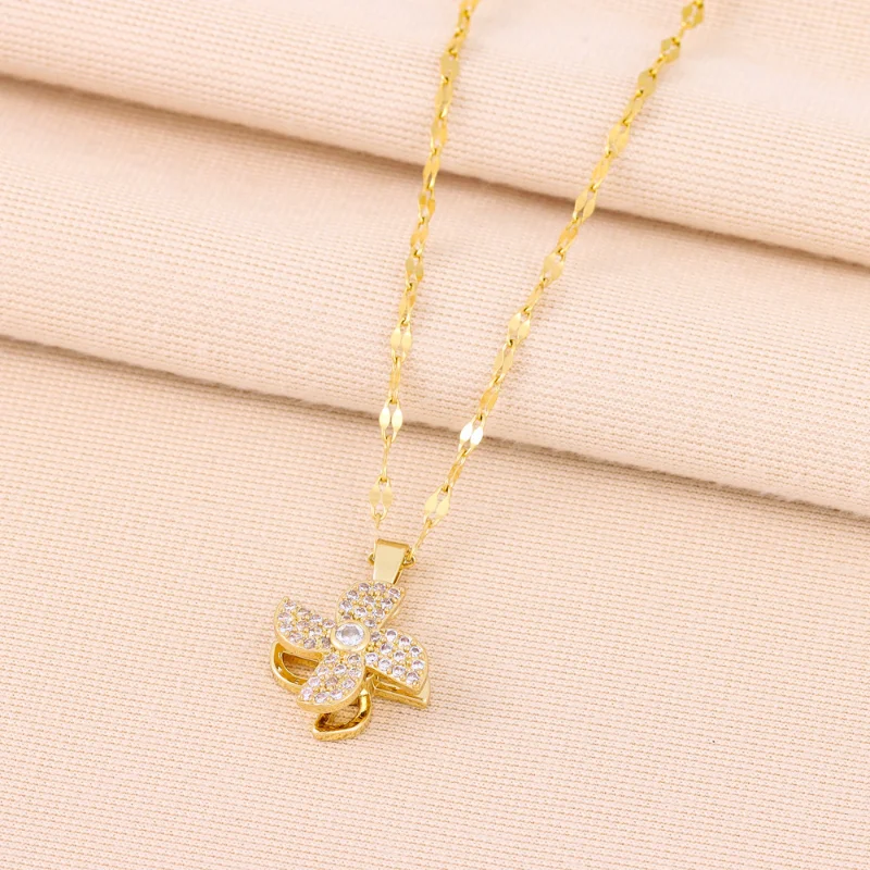 Draweye Necklaces for Women Korean Fashion Sweet Birthday Party Vintage Jewelry Simple Ins New In Collares Para Mujer