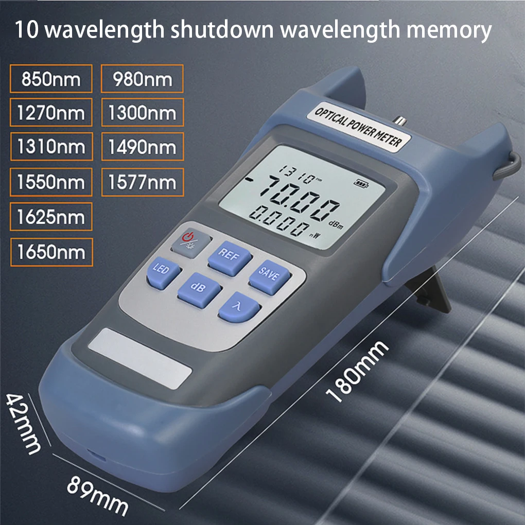 

Optical Power Meter Professional Battery Powered Measuring Tester Gauge Tool