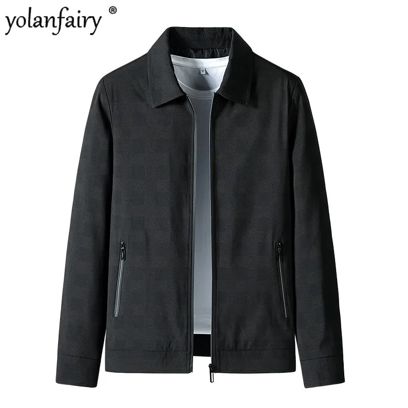 

New Jackets for Men 2023 Spring Autumn Coat Men Plush Thick Loose Oversized Tops Male Sports Outwear Men's Clothing Casacos FCY