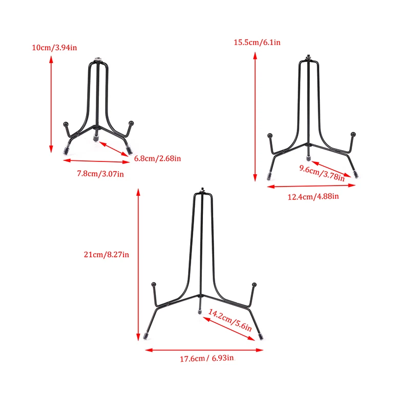1 шт. 4/6/8 дюймов железная подставка для фотографий