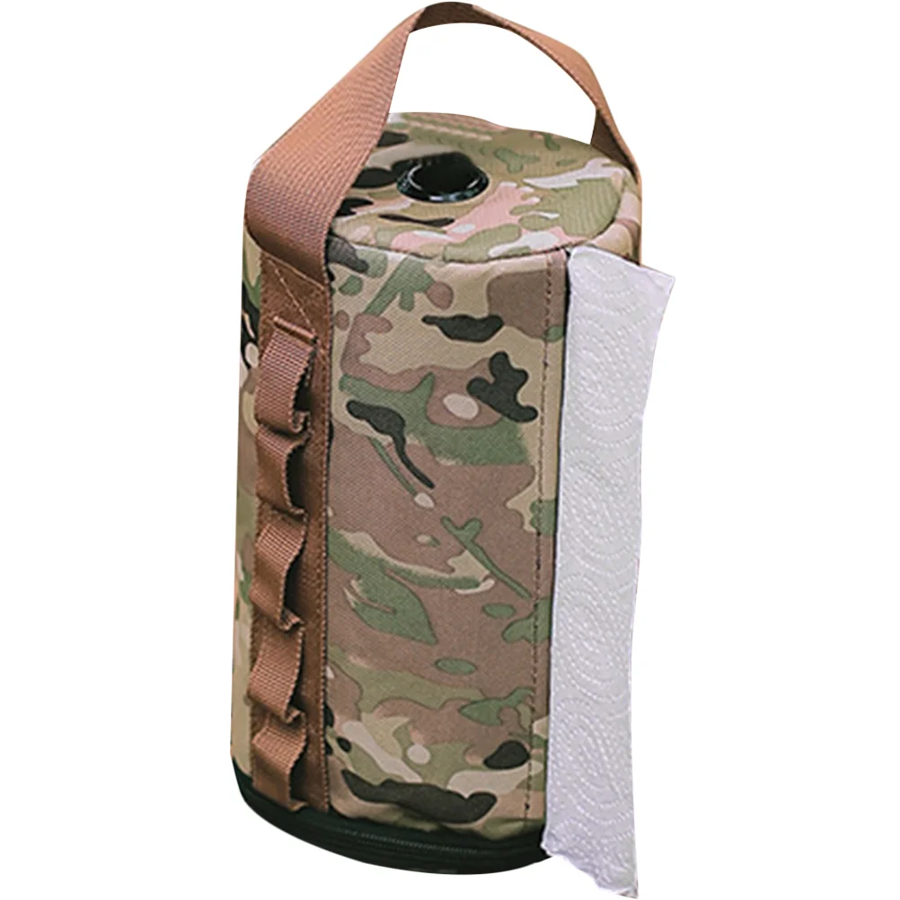 

Tissue Paper Storage Cover Holder Roll Hanging Box Case Outdoor Napkin Towel Toilet Dispenser Camping Desktop Wipes Hiking Decor