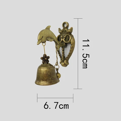 Металлические винтажные дверные звонки с животными